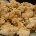 順香 - 揚げたきのこの山椒塩添え