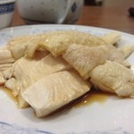 万里の長城 - 蒸し鶏 醤油ソース