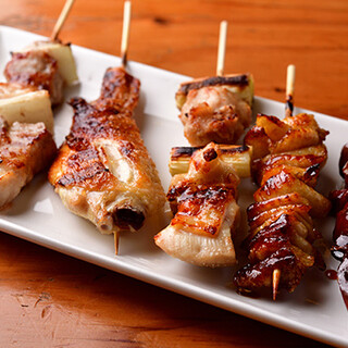 Have a fun time with a pairing that goes well with juicy charcoal-grilled yakitori.