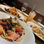 RIGOLETTO SMOKE GRILL & BAR - 京野菜たっぷりペペロンチーノ