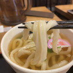 うどん居酒屋 江戸堀 - 太めのもちもち麺、恍惚となる味わいと食感