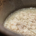 YAKITORI 燃 es - 鳥と牛蒡の茶碗蒸し