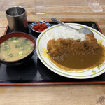 土佐食堂 - カツカレー　¥650 味噌汁　¥120