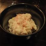 「蟹入りポテトサラダ」：上品な蟹の甘みと香りが優しい気分にさせてくれます♪