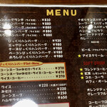 THE BURG - メニュー