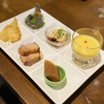 豊栄 - 前菜盛り合わせ