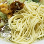 ラーメン ミンミン - 塩半々 麺硬め 油少なめ 薬味多め