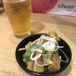 横浜家系ラーメン 蓮 - おつまみメンマ。とても美味しい。