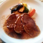 レストランブレ - ラム肉のマスタードソース（ランチ）