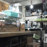 魚屋はちまき - 201301　はちまき　店内（お店奥）お昼は使用されていない「カウンター」