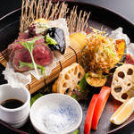 Kuzushiwashoku Koukian - 人気の牛ロースとお野菜のステーキ