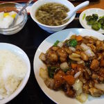 中華料理 永豊楼 - 鶏肉のブラックペッパー炒め