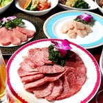 Sumibi Yakiniku Shinjuku Ryuuen - 特選コース