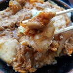 丸亀製麺 - 鶏肉アップ