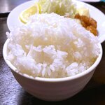 大衆食堂 定食のまる大 - ライス 並盛　2021.12.20