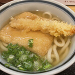 うどん和匠 - えび天きつねうどん、アップ⤴️