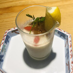 老虎菜 - アマレット酒の杏仁豆腐^ - ^