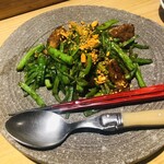 老虎菜 - 牛カルビ熟成肉の青椒肉絲(^^)