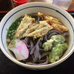 道の駅土佐和紙工芸村 - 料理写真:紫黒うどん