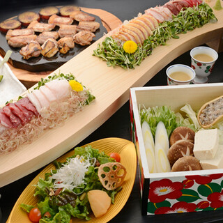 熊本の厳選食材を使用したコースは4000円～♪