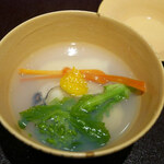 馳走 啐啄一十  - 焼津の蛤お雑煮仕立て