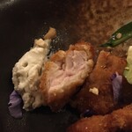 ジューダバレリーノ - 前菜(仔牛の胸腺肉のﾌﾗｲ)