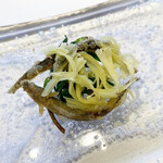 ウシマル - • Dinnerコース 12800円
      山武産天然ドジョウフリット