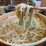 Teuchi Soba Raku An - そば(温)大盛りの麺