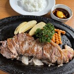 ステーキハウス神戸ジュジュ - 料理写真:ステーキセット