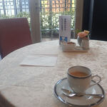 リストランテ 錦ケ丘 - ●コーヒーは酸味なく煎りは普通かと思いきや、後から燻製のような風味がくるのははじめてミャ