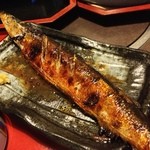 味の民芸 - 秋刀魚の金山時味噌焼きご膳内：秋刀魚