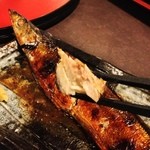 味の民芸 - 秋刀魚の金山時味噌焼きご膳内：秋刀魚