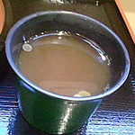 Edosobawatanabe - 蕎麦湯はさらっとした白濁状態。