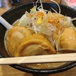 煮干し中華そば 一剣 - 一剣味噌アップ