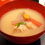 麻布 幸村 - 白味噌のお雑煮