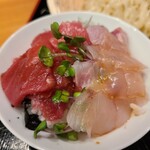 味処 むさし野 - ちょい活白身丼