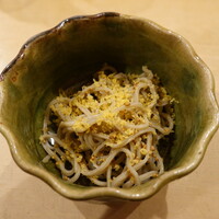 恵比寿 えんどう - 蕎麦唐墨パウダー