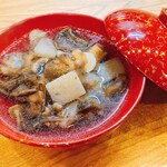 津軽割烹未来 - 八甲田山のきのこが入ったお椀は青森の郷土料理の定番