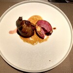 エクアトゥール - 鳩のオマール海老詰め