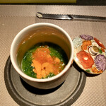 エクアトゥール - 雲丹といくらの茶碗蒸