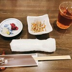 Gauche - 定食の小鉢と香の物