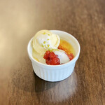 パティスリー＆ブーランジェリー ラ・パルム・ドール - テーブルオーダーのブリュレ