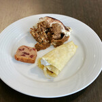 パティスリー＆ブーランジェリー ラ・パルム・ドール - 苺の生チョコレート、和三盆ティラミス、本日のクレープ（チョコミント）