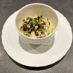 三和 - 焼き白子とカリフラワーのフラン