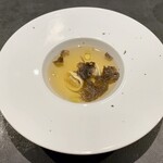 三和 - 天草地鶏のカペレッティ インブロード 黒トリュフ