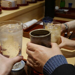 銀座 しのはら - 乾杯
