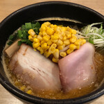 人力俥 - 期間限定！味噌らーめん880円税込！味噌と太麺が絶妙！