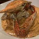 MILLE FIORI - 渡り蟹のトマトクリームソース　スパゲッティ（大盛）