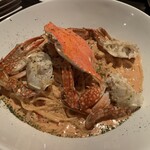 MILLE FIORI - 渡り蟹のトマトクリームソース　スパゲティ（大盛）