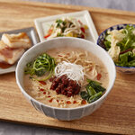 Creamy soy milk dandan noodles set